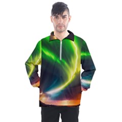 Lake Storm Neon Nature Men s Half Zip Pullover