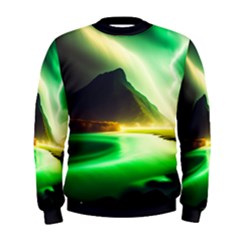 Aurora Lake Neon Colorful Men s Sweatshirt