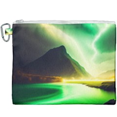 Aurora Lake Neon Colorful Canvas Cosmetic Bag (xxxl) by Bangk1t