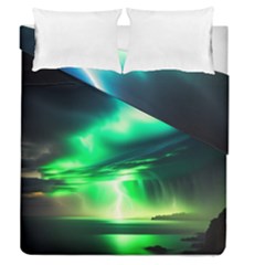 Lake Storm Neon Duvet Cover Double Side (queen Size)