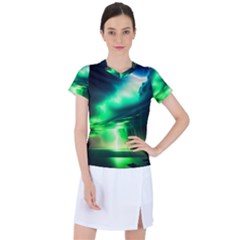 Lake Storm Neon Women s Sports Top by Bangk1t