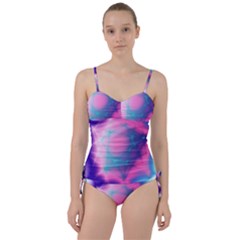 Geometry Abstract Pattern Hypercube Sweetheart Tankini Set by Bangk1t