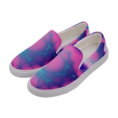 Geometry Abstract Pattern Hypercube Women s Canvas Slip Ons by Bangk1t