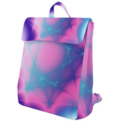 Geometry Abstract Pattern Hypercube Flap Top Backpack by Bangk1t