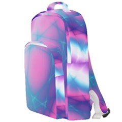 Geometry Abstract Pattern Hypercube Double Compartment Backpack by Bangk1t