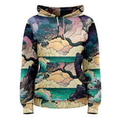 Tree Wave Ocean Women s Pullover Hoodie