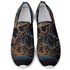 Forest Mushroom Wood Men s Slip On Sneakers by Bangk1t