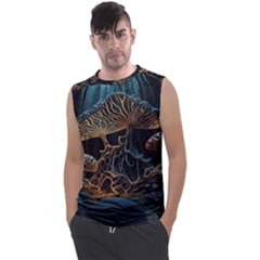 Forest Mushroom Wood Men s Regular Tank Top by Bangk1t