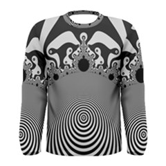 Pattern Illusion Fractal Mandelbrot Men s Long Sleeve T-shirt