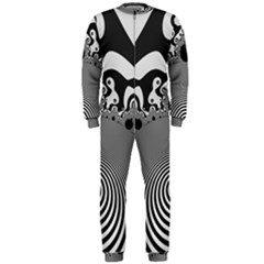 Pattern Illusion Fractal Mandelbrot Onepiece Jumpsuit (men)