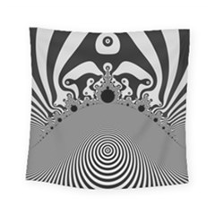 Pattern Illusion Fractal Mandelbrot Square Tapestry (small)