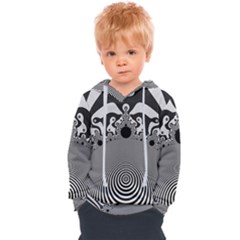 Pattern Illusion Fractal Mandelbrot Kids  Overhead Hoodie