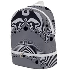 Pattern Illusion Fractal Mandelbrot Zip Bottom Backpack by Bangk1t