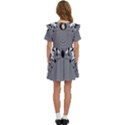 Pattern Illusion Fractal Mandelbrot Kids  Frilly Sleeves Pocket Dress View4