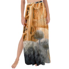 Garden Mushrooms Tree Flower Maxi Chiffon Tie-up Sarong by Bangk1t