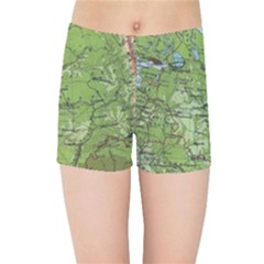 Map Earth World Russia Europe Kids  Sports Shorts by Bangk1t