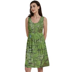 Map Earth World Russia Europe Classic Skater Dress