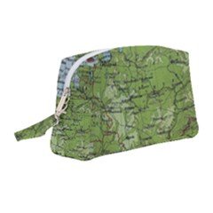 Map Earth World Russia Europe Wristlet Pouch Bag (medium) by Bangk1t