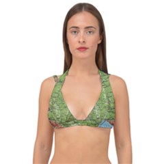 Map Earth World Russia Europe Double Strap Halter Bikini Top by Bangk1t