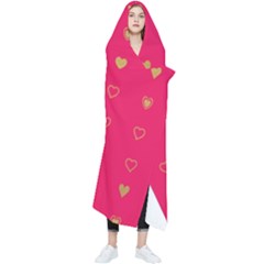 Heart Pattern Design Wearable Blanket by Ravend