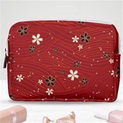 Flower Washi Floral Background Make Up Pouch (medium) by Ravend