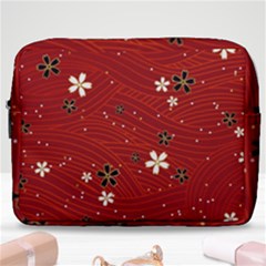 Flower Washi Floral Background Make Up Pouch (large) by Ravend