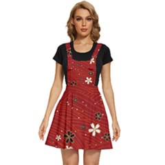 Flower Washi Floral Background Apron Dress by Ravend