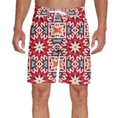 Geometric Pattern Seamless Abstract Men s Beach Shorts by Ravend