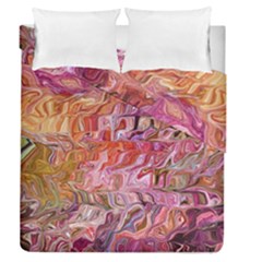 Abstract Crosscurrents Smudged Vibrance Duvet Cover Double Side (queen Size)