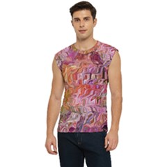 Abstract Crosscurrents Smudged Vibrance Men s Raglan Cap Sleeve T-shirt by kaleidomarblingart