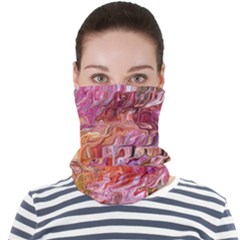 Abstract Crosscurrents Smudged Vibrance Face Seamless Bandana (adult) by kaleidomarblingart