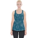 Space Seamless Pattern Piece Up Tank Top View1