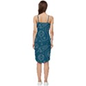 Space Seamless Pattern Wrap Frill Dress View4