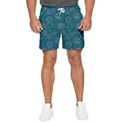 Space Seamless Pattern Men s Runner Shorts