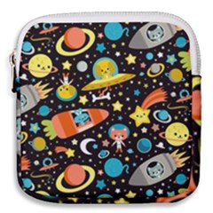 Space Pattern Mini Square Pouch