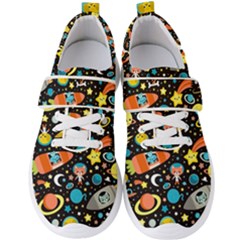 Space Pattern Men s Velcro Strap Shoes by Bedest