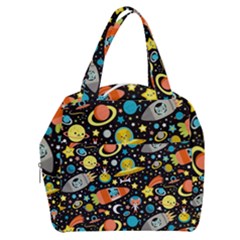 Space Pattern Boxy Hand Bag