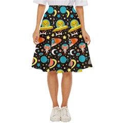 Space Pattern Classic Short Skirt by Bedest