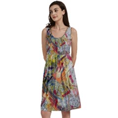 Abstract Background Pattern Classic Skater Dress