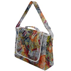 Abstract Background Pattern Box Up Messenger Bag by Bedest