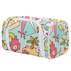 Summer Up Cute Doodle Toiletries Pouch by Bedest