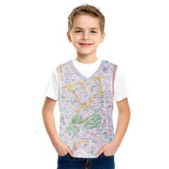 London City Map Kids  Basketball Tank Top by Bedest