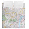 London City Map Duvet Cover Double Side (Queen Size) View2