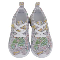 London City Map Running Shoes by Bedest