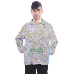 London City Map Men s Half Zip Pullover by Bedest