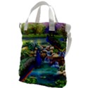 Peacocks  Fantasy Garden Canvas Messenger Bag View1