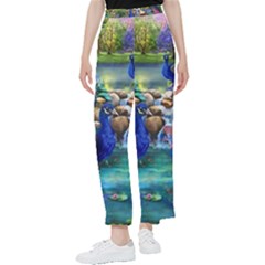 Peacocks  Fantasy Garden Women s Pants  by Bedest