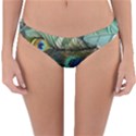 Peacock Feathers Reversible Hipster Bikini Bottoms View3