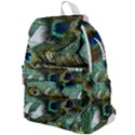 Peacock Feathers Top Flap Backpack View1