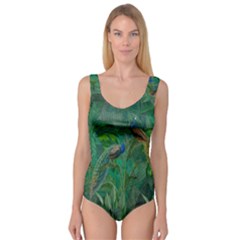 Peacock Paradise Jungle Princess Tank Leotard  by Bedest